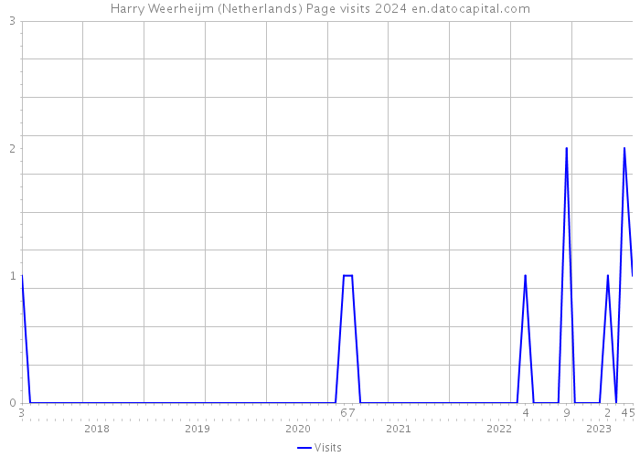 Harry Weerheijm (Netherlands) Page visits 2024 