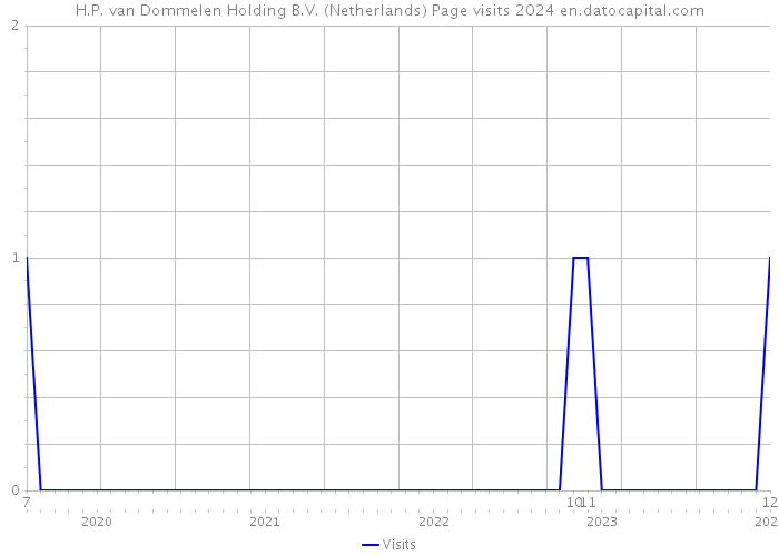 H.P. van Dommelen Holding B.V. (Netherlands) Page visits 2024 