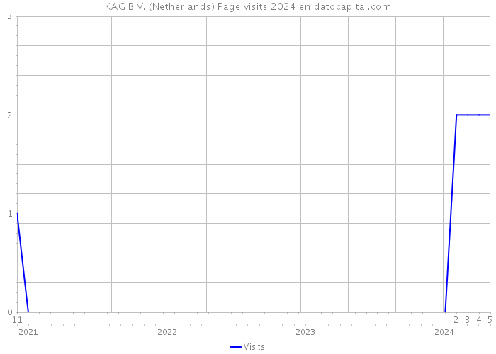 KAG B.V. (Netherlands) Page visits 2024 