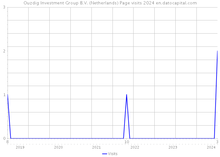 Ouzdig Investment Group B.V. (Netherlands) Page visits 2024 