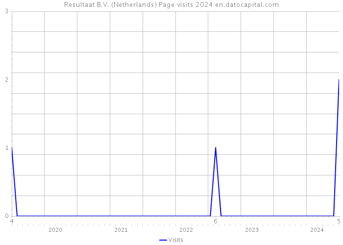 Resultaat B.V. (Netherlands) Page visits 2024 