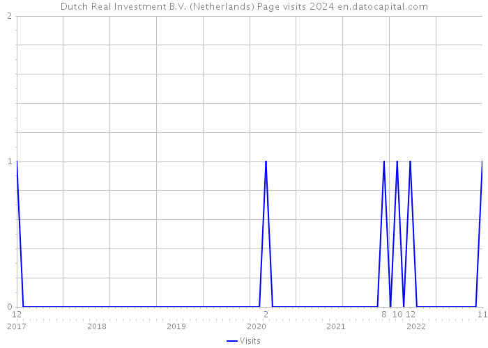Dutch Real Investment B.V. (Netherlands) Page visits 2024 