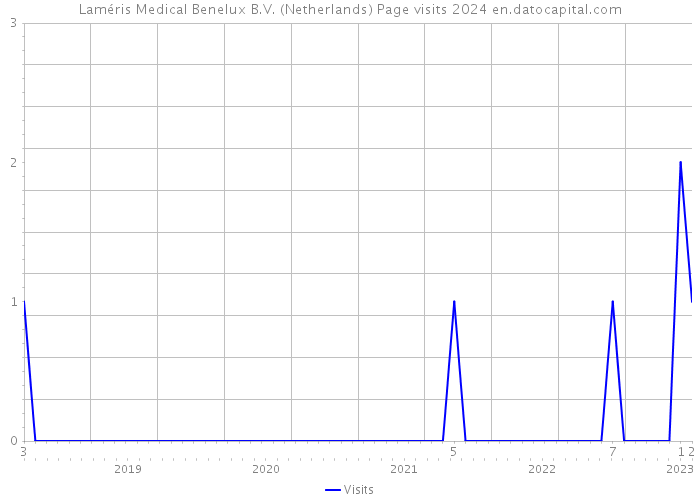 Laméris Medical Benelux B.V. (Netherlands) Page visits 2024 