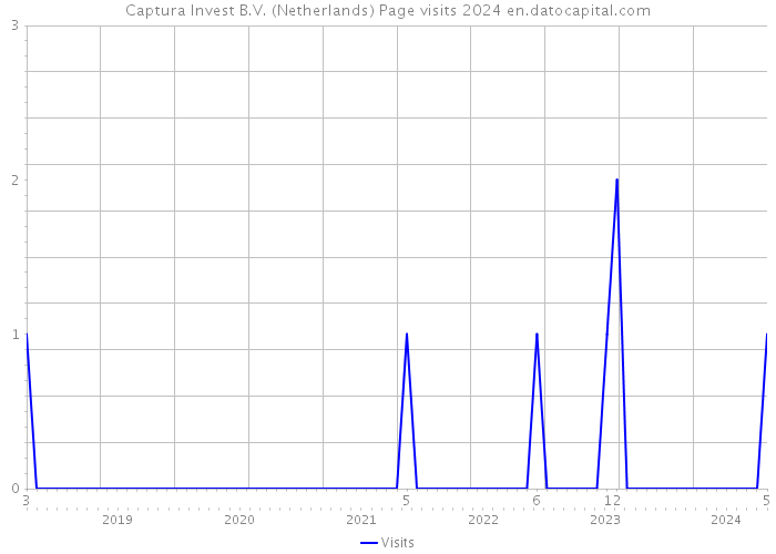 Captura Invest B.V. (Netherlands) Page visits 2024 