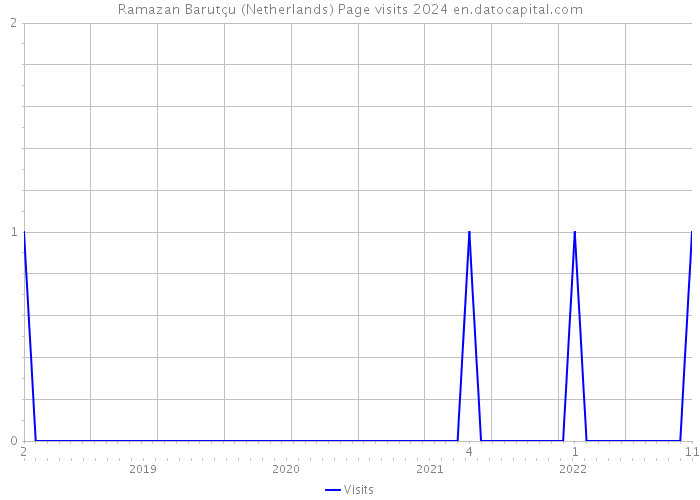 Ramazan Barutçu (Netherlands) Page visits 2024 