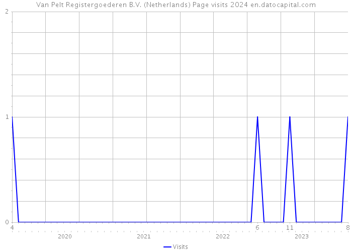 Van Pelt Registergoederen B.V. (Netherlands) Page visits 2024 