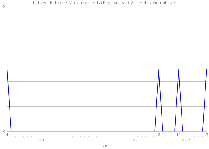 Pehavo-Beheer B.V. (Netherlands) Page visits 2024 