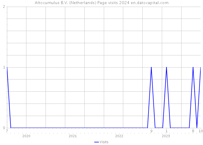 Altocumulus B.V. (Netherlands) Page visits 2024 