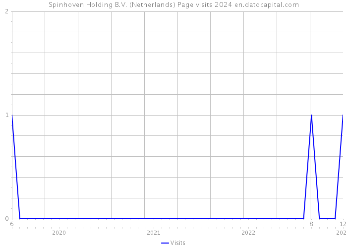 Spinhoven Holding B.V. (Netherlands) Page visits 2024 