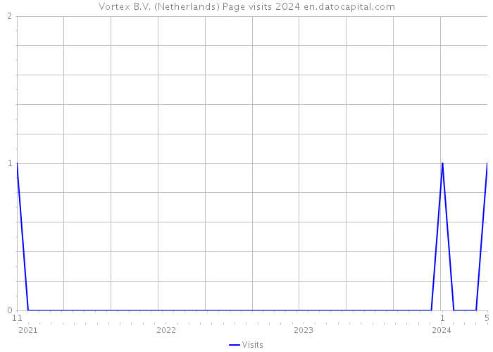 Vortex B.V. (Netherlands) Page visits 2024 