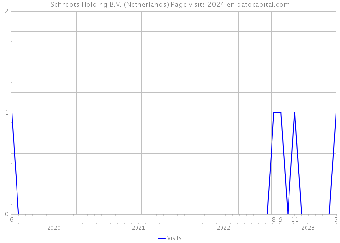 Schroots Holding B.V. (Netherlands) Page visits 2024 
