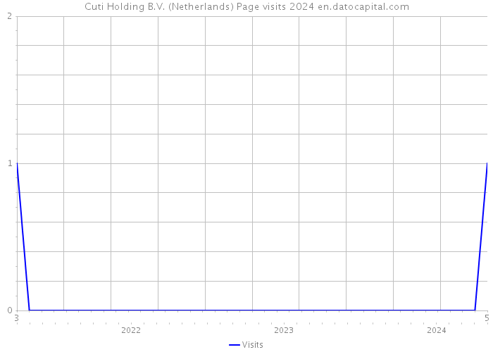 Cuti Holding B.V. (Netherlands) Page visits 2024 