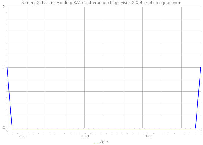 Koning Solutions Holding B.V. (Netherlands) Page visits 2024 