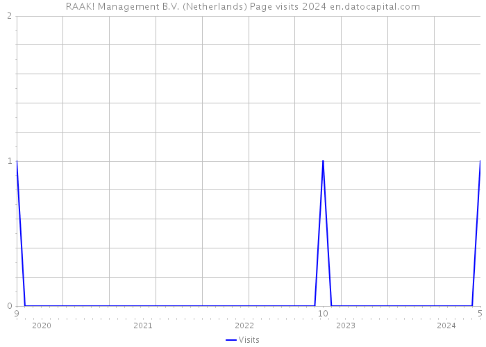 RAAK! Management B.V. (Netherlands) Page visits 2024 