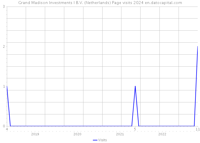 Grand Madison Investments I B.V. (Netherlands) Page visits 2024 