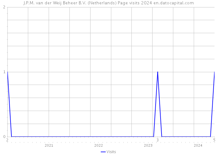 J.P.M. van der Weij Beheer B.V. (Netherlands) Page visits 2024 