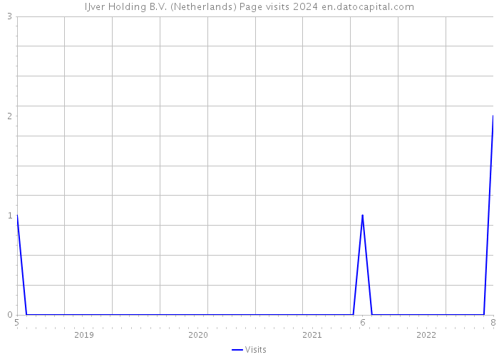 IJver Holding B.V. (Netherlands) Page visits 2024 