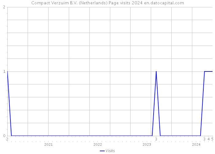 Compact Verzuim B.V. (Netherlands) Page visits 2024 