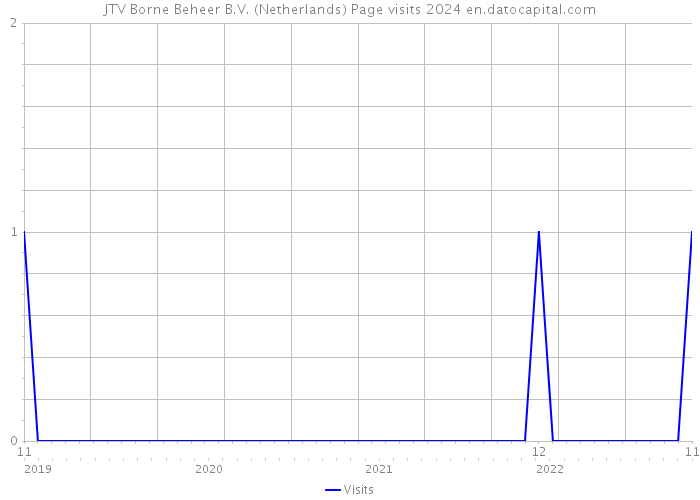 JTV Borne Beheer B.V. (Netherlands) Page visits 2024 
