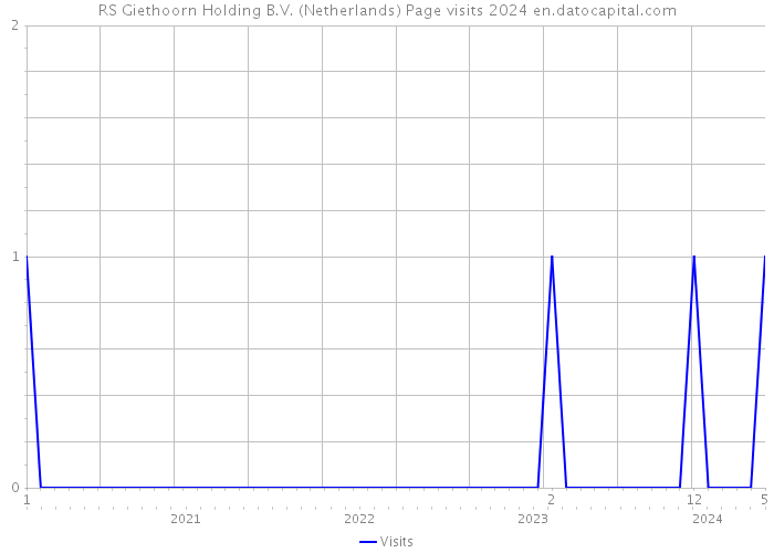 RS Giethoorn Holding B.V. (Netherlands) Page visits 2024 