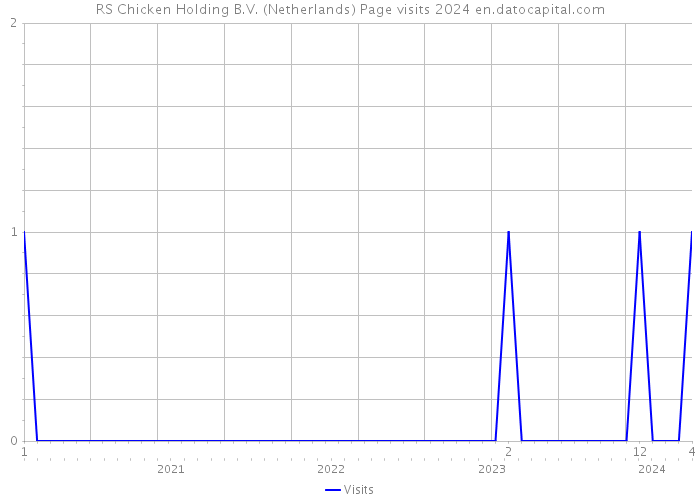 RS Chicken Holding B.V. (Netherlands) Page visits 2024 