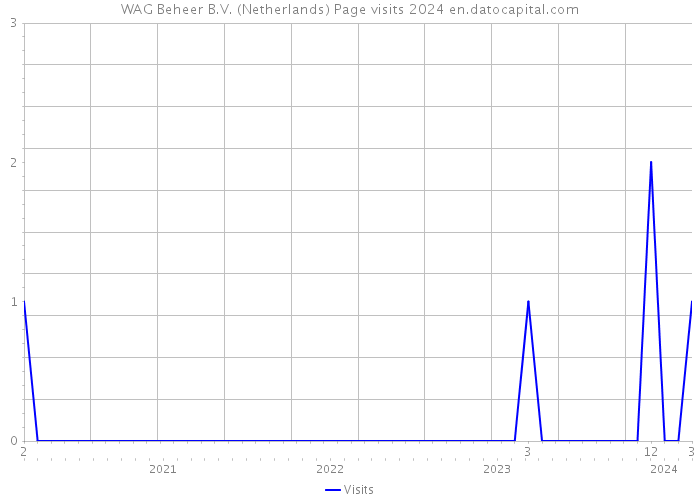 WAG Beheer B.V. (Netherlands) Page visits 2024 