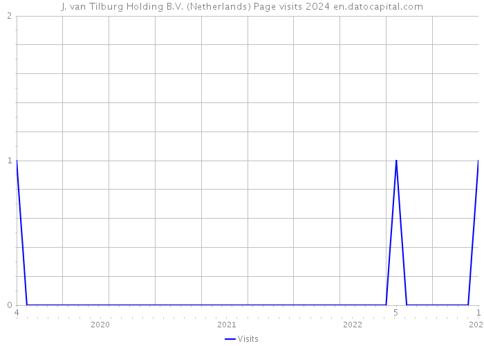 J. van Tilburg Holding B.V. (Netherlands) Page visits 2024 