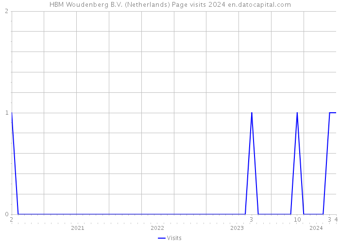 HBM Woudenberg B.V. (Netherlands) Page visits 2024 