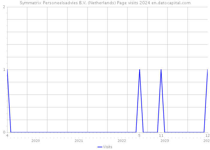 Symmatrix Personeelsadvies B.V. (Netherlands) Page visits 2024 