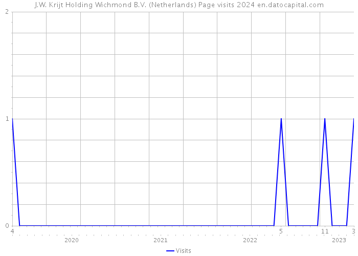 J.W. Krijt Holding Wichmond B.V. (Netherlands) Page visits 2024 