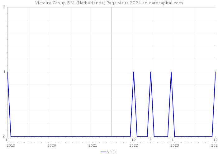 Victoire Group B.V. (Netherlands) Page visits 2024 