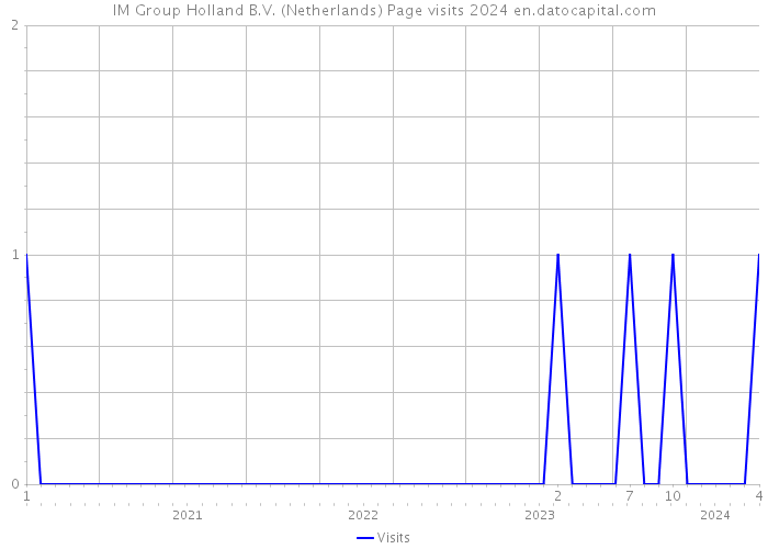 IM Group Holland B.V. (Netherlands) Page visits 2024 