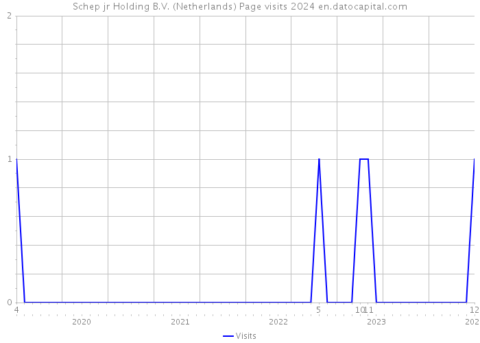 Schep jr Holding B.V. (Netherlands) Page visits 2024 