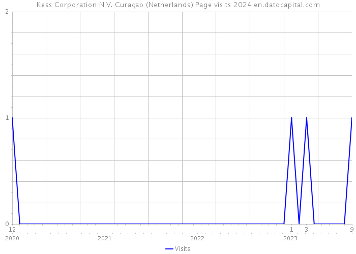 Kess Corporation N.V. Curaçao (Netherlands) Page visits 2024 