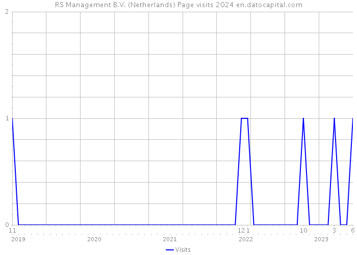 RS Management B.V. (Netherlands) Page visits 2024 