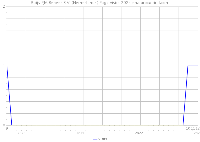 Ruijs PJA Beheer B.V. (Netherlands) Page visits 2024 