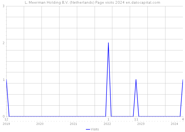 L. Meerman Holding B.V. (Netherlands) Page visits 2024 