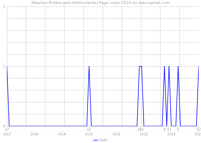 Maarten Rietbergen (Netherlands) Page visits 2024 