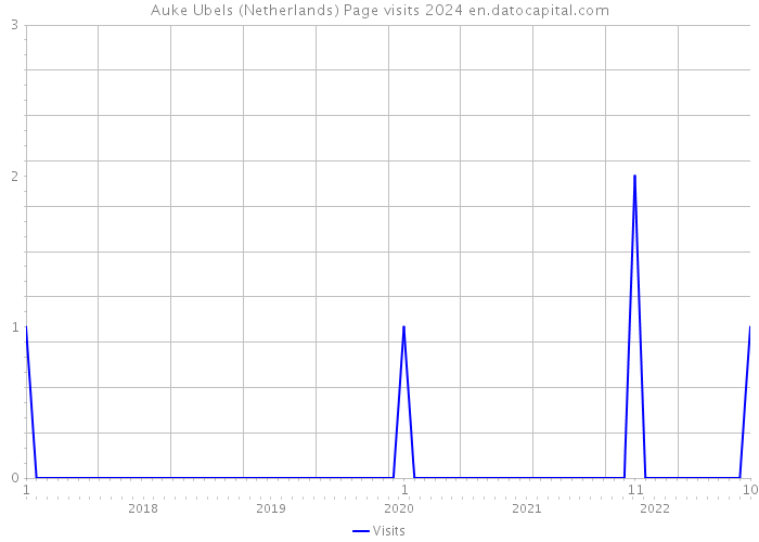 Auke Ubels (Netherlands) Page visits 2024 