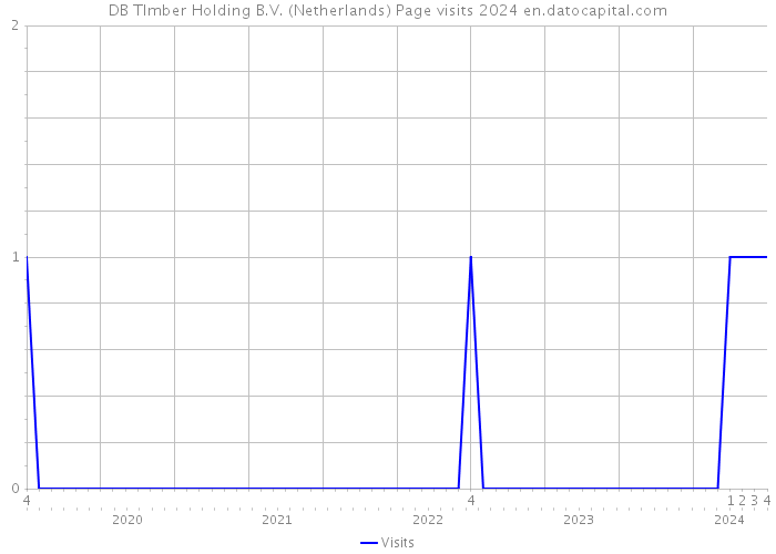 DB TImber Holding B.V. (Netherlands) Page visits 2024 