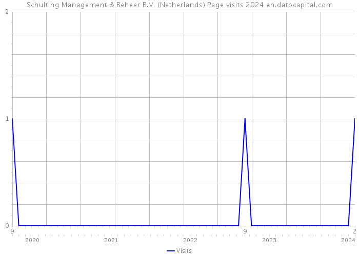 Schulting Management & Beheer B.V. (Netherlands) Page visits 2024 