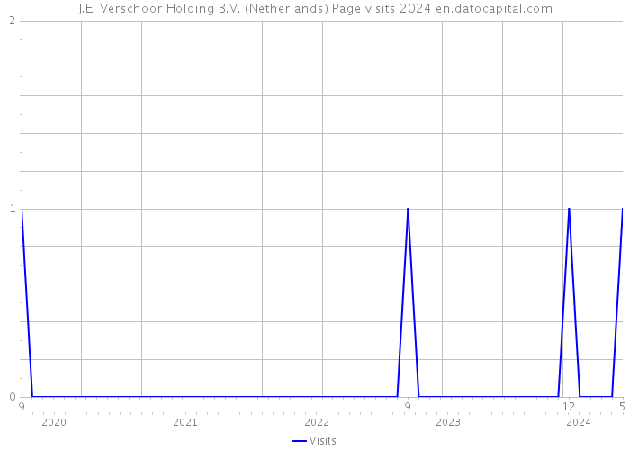 J.E. Verschoor Holding B.V. (Netherlands) Page visits 2024 