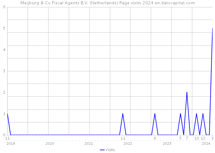 Meijburg & Co Fiscal Agents B.V. (Netherlands) Page visits 2024 