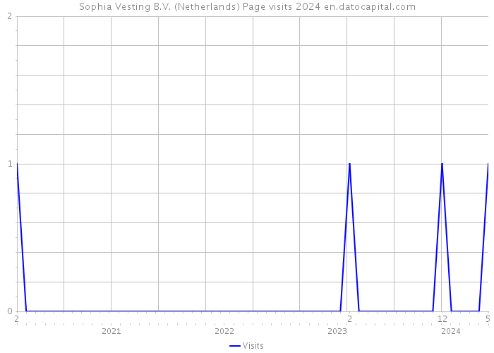 Sophia Vesting B.V. (Netherlands) Page visits 2024 