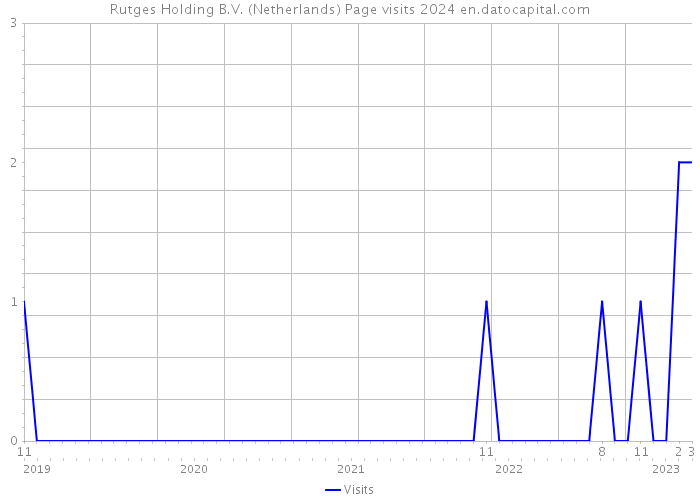 Rutges Holding B.V. (Netherlands) Page visits 2024 