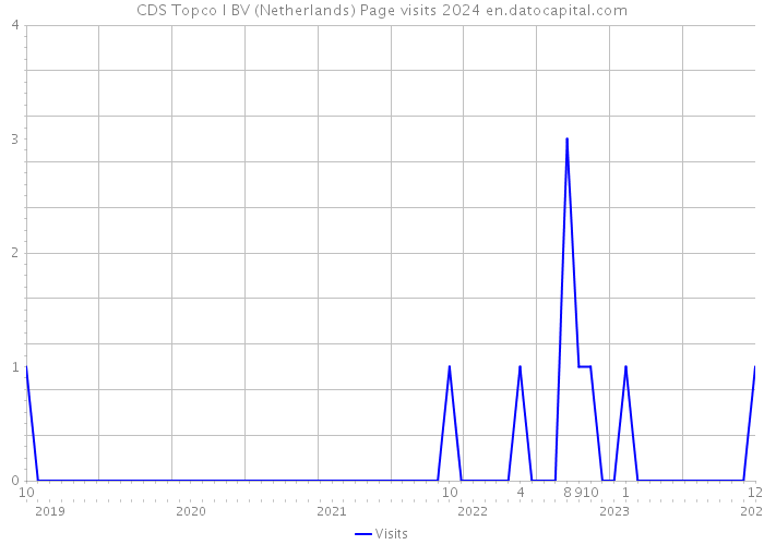 CDS Topco I BV (Netherlands) Page visits 2024 
