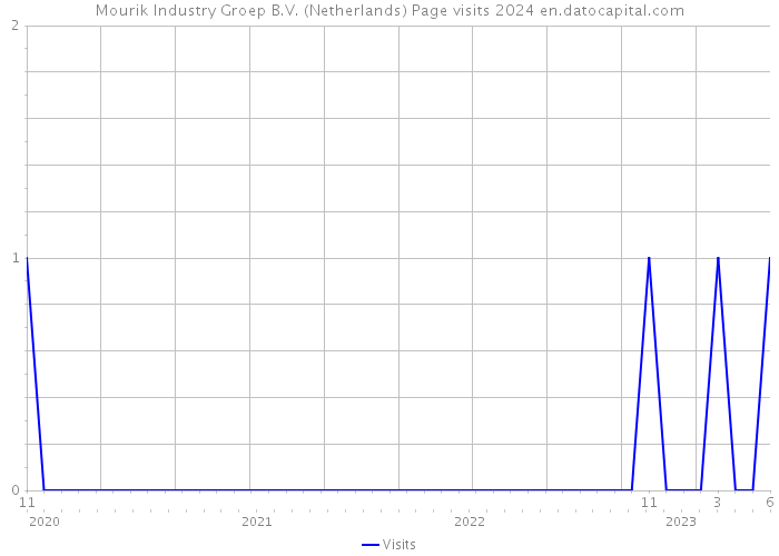 Mourik Industry Groep B.V. (Netherlands) Page visits 2024 