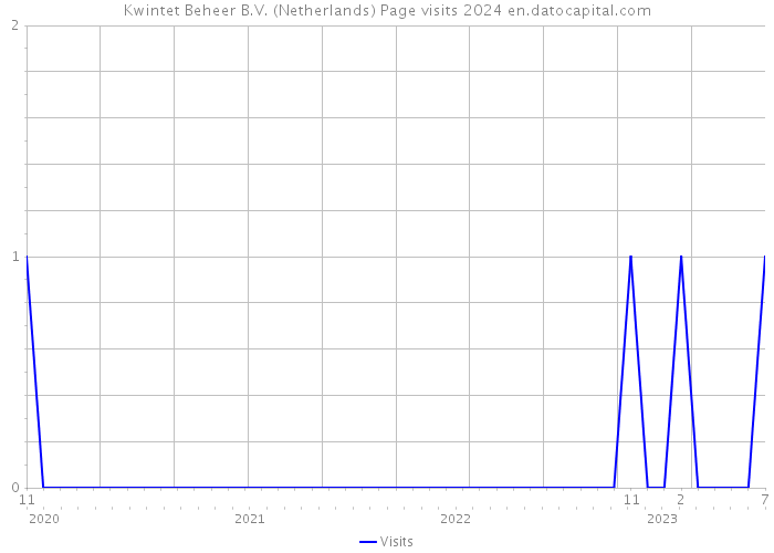 Kwintet Beheer B.V. (Netherlands) Page visits 2024 