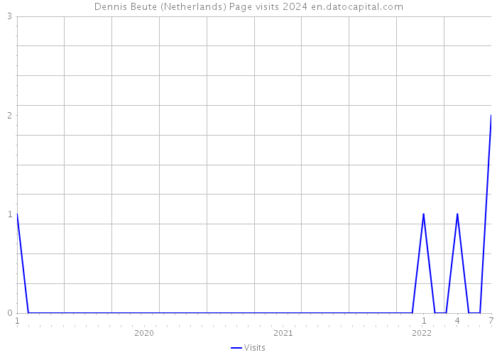 Dennis Beute (Netherlands) Page visits 2024 