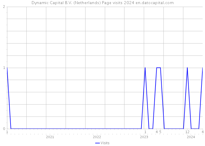 Dynamic Capital B.V. (Netherlands) Page visits 2024 